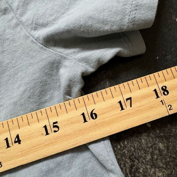 Zara Women’s Short Sleeve Blue T-Shirt Size Small Essential Basic Style - Picture 3 of 10